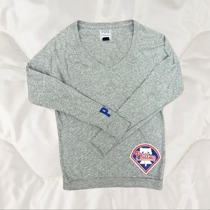 Phillies Grey Long Sleeve Fan Merch